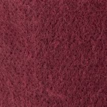 Produkt Filcowa wstążka wełniana, ciemnoczerwona, 15 cm x 5 m, do dekoracji i rękodzieła