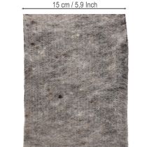 Produkt Dwukolorowy zawias do garnków z filcu wełnianego, szaro-czarny, 15 cm x 5 m