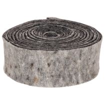 Produkt Taśma filcowa, pasek do garnków, 100% wełny, szaro-czarna, szerokość 7,5 cm, długość 5 m