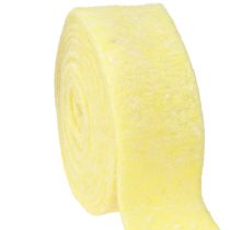 Produkt Wstążka filcowa jasnożółta 7,5cm 5m