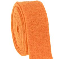 Produkt Wstążka filcowa pomarańczowa 7,5cm 5m
