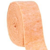 Produkt Wstążka filcowa pomarańczowa 7,5cm 5m