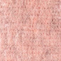 Produkt Wstążka filcowa dwukolorowa wstążka do doniczek wstążka z filcu wełnianego różowo-czerwona 7,5 cm 5 m