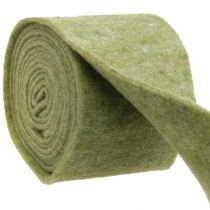 Produkt Wstążka filcowa zieleń mchu 15cm 5m