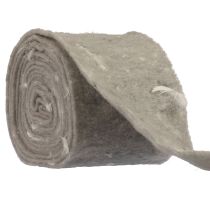 Produkt Wstążka filcowa wełniana wstążka tkanina dekoracyjna szare piórka filc wełniany 15cm 5m