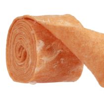Produkt Wstążka filcowa wełniana wstążka tkanina dekoracyjna pomarańczowe piórka filc wełniany 15cm 5m