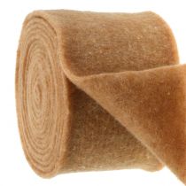 Wstążka filcowa natura 15cm 5m
