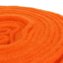 Wstążka filcowa pomarańczowa 15cm 5m