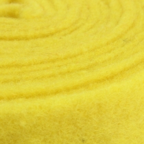 Produkt Wstążka filcowa żółta ozdobna wstążka filcowa 7,5cm 5m