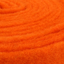 Taśma filcowa pomarańczowa 7,5cm 5m