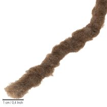 Produkt Brązowy sznurek wełniany, 25m dekoracyjna wstążka do florystyki i rękodzieła