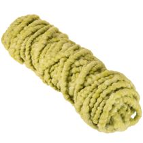 Produkt Puszysty sznurek filcowy Mirabell, wełniany, zielony, 25m, dekoracyjna wstążka do florystyki, dekoracji, rękodzieła, DIY