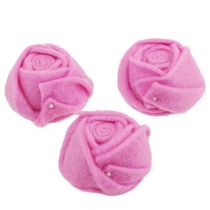 Filc różany Ø8cm W4,5cm 6szt