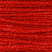 Produkt Sznurek filcowy wełniany sznurek wełniany knot czerwony 100m