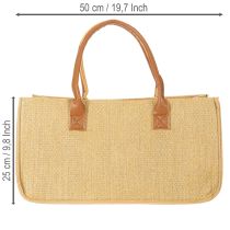 Produkt Torba filcowa z efektem rafii 50cm x 25cm x 25cm