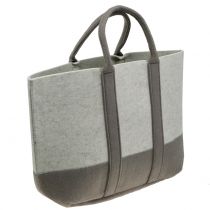 Produkt Torba filcowa szara / brązowa 54cm x 34cm x 15cm