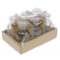 Produkt Wazon butelkowy mały Ø5,5cm W10,5cm przezroczysty 6 szt