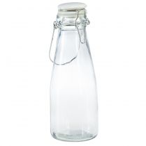 Produkt Butelki Ozdobna szklana butelka z nakrętką Ø8cm 24cm