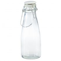 Produkt Dekoracja butelki szklana butelka z zakrętką Ø8cm 24cm