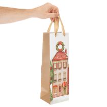 Produkt Torebka prezentowa w kształcie domku i choinki 36cm 2 szt.