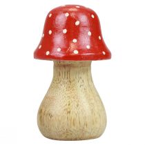 Produkt Dekoracja z grzybów muchomorowych, drewniane grzyby, dekoracja jesienna H6/8/10cm, zestaw 3 szt.