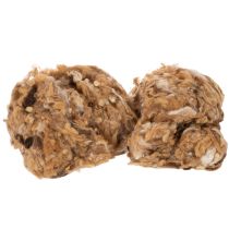 Produkt Wełna owcza brązowa melanżowa, wełna naturalna, luzem, do rękodzieła, 250g