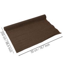 Produkt Papier krepowy florystyczny, rolka brązowa, 50x250cm, dekoracja