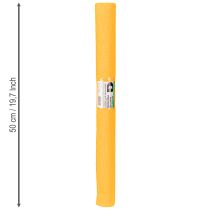 Produkt Bibuła florystyczna krepa florystyczna żółta słoneczna 50×250cm 5 szt.