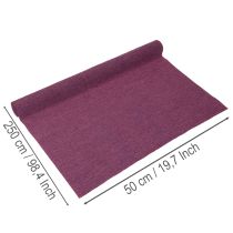 Produkt Papier florystyczny krepowy do dekoracji, fioletowy, 50x250cm