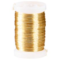Produkt Drut florystyczny Drut mirtowy Drut dekoracyjny złoty 0,30mm 100g 3 sztuki