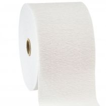 Produkt Krepa kwiatowa biała szer.10cm gramatura 128g/m2 dł.250cm 2 sztuki