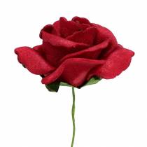 Róża piankowa Ø4,5cm Czerwona 36szt