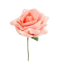 Produkt Róża piankowa Ø10cm łosoś 8szt