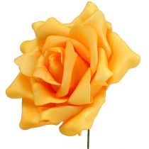 Produkt Róża piankowa Ø15cm Żółta 4 szt