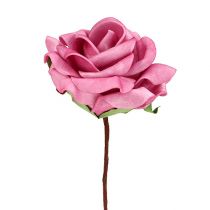Produkt Róża piankowa Ø7,5cm różowa 18szt