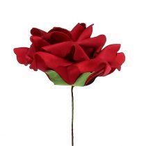 Produkt Piankowa róża pianka różana czerwona Ø15cm 4szt