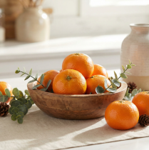 Produkt Sztuczna mandarynka Owoce dekoracyjne Sztuczne owoce Ø6cm W5cm