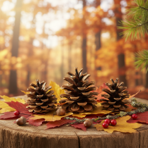 Produkt Szyszki sosny czarnej 5cm naturalne 5szt