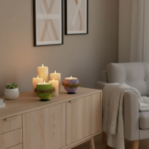 Produkt Miseczka dekoracyjna w kształcie pisanki na wiosenną lub wielkanocną dekorację stołu, 9 cm, 4 sztuki