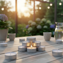 Produkt Świece zapachowe lawenda mimoza, tealighty zapachowe Ø3,5 cm W1,5 cm 18 sztuk