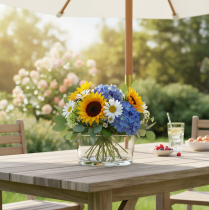 Produkt Przezroczysta szklana misa, mała misa do wszechstronnych szklanych dekoracji, kwiatów, sukulentów i świec, 13 cm