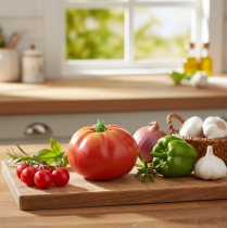 Produkt Sztuczne mięso pomidorowe manekin do żywności o średnicy 10 cm