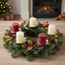 Produkt Świecznik srebrny Ø10cm 4 szt