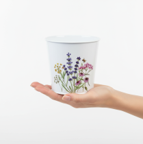Produkt Doniczka, doniczka, blacha, donica Ø15cm H14cm