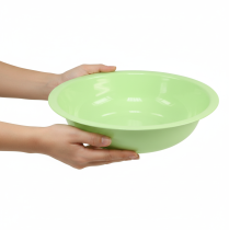 Produkt Dekoracyjna metalowa miska, zielona, metalowa miska z imitacją emalii, Ø29cm