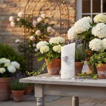 Produkt Świeca ślubna, srebrna świeca ślubna, biała świeca 210/85mm