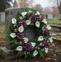 Produkt Kalie na drucikach, małe, białe, 50 szt.