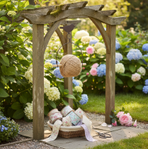 Produkt Praktyczny, dekoracyjny uchwyt na wstążki, ptak, styl shabby chic
