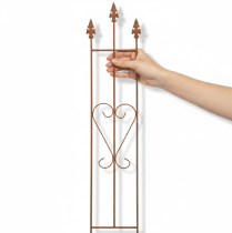 Produkt Kratka ogrodowa, dekoracyjna podpora w kształcie serca do roślin pnących, 98 cm