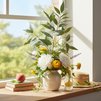 Produkt Sztuczna gałązka eukaliptusa, naturalna zieleń, dekoracja, 100 cm